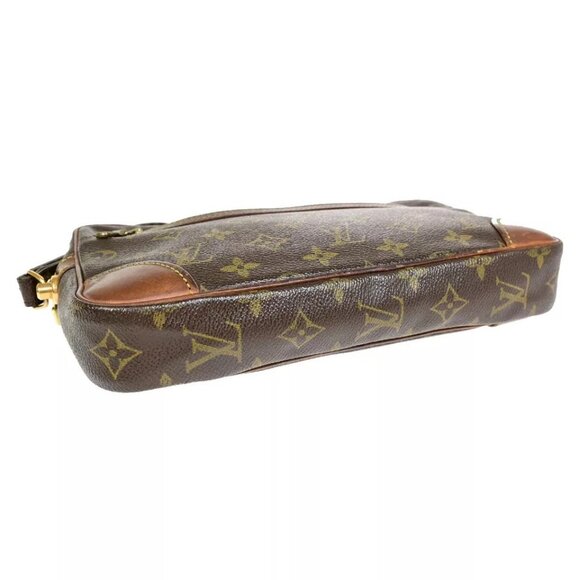 LOUIS VUITTON Marly Dragonne GM Clutch Hand Bag Monogram Brown - Picture 10 of 16